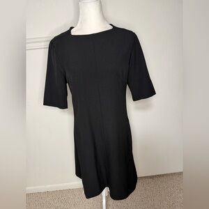 MM Lafleur Elegant Black Mini square neck Dress size 12